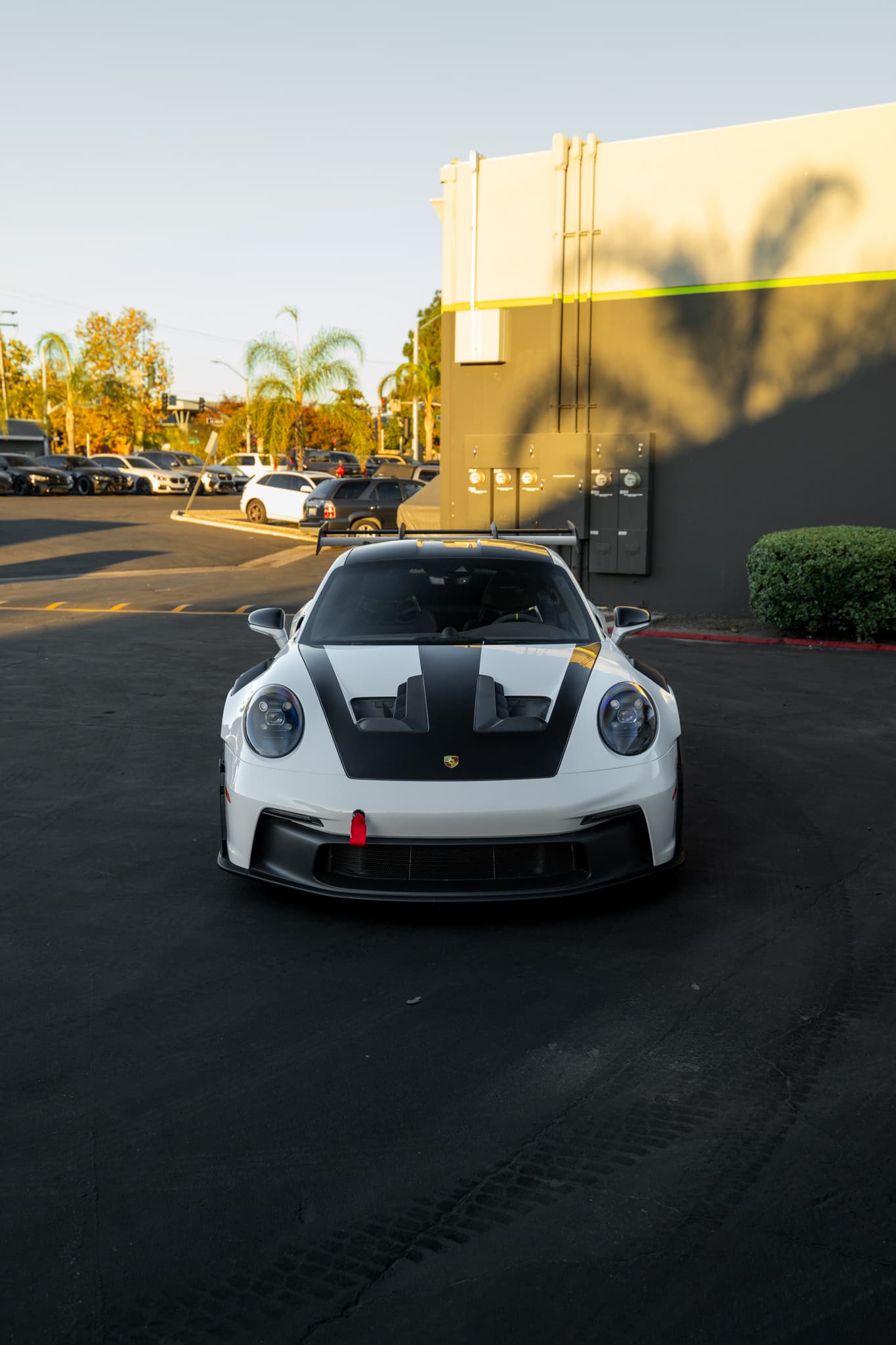 Porsche GT3 RS front view at 961 Motorsport